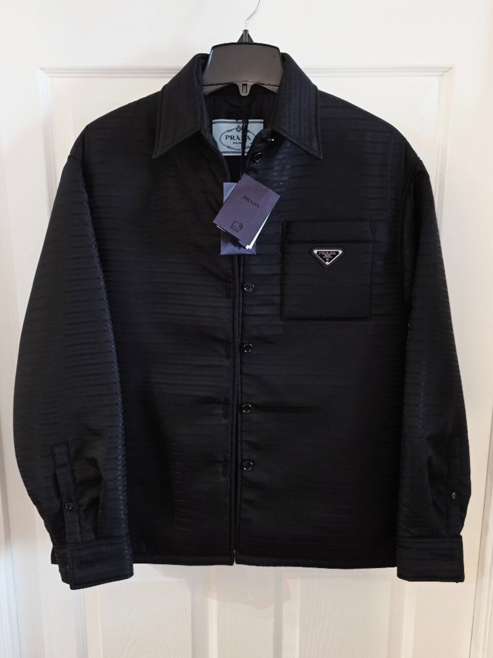 PRADA Re-Nylon Triangle-Logo Jacket